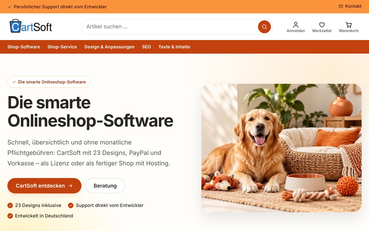 Design Mandarine für CartSoft