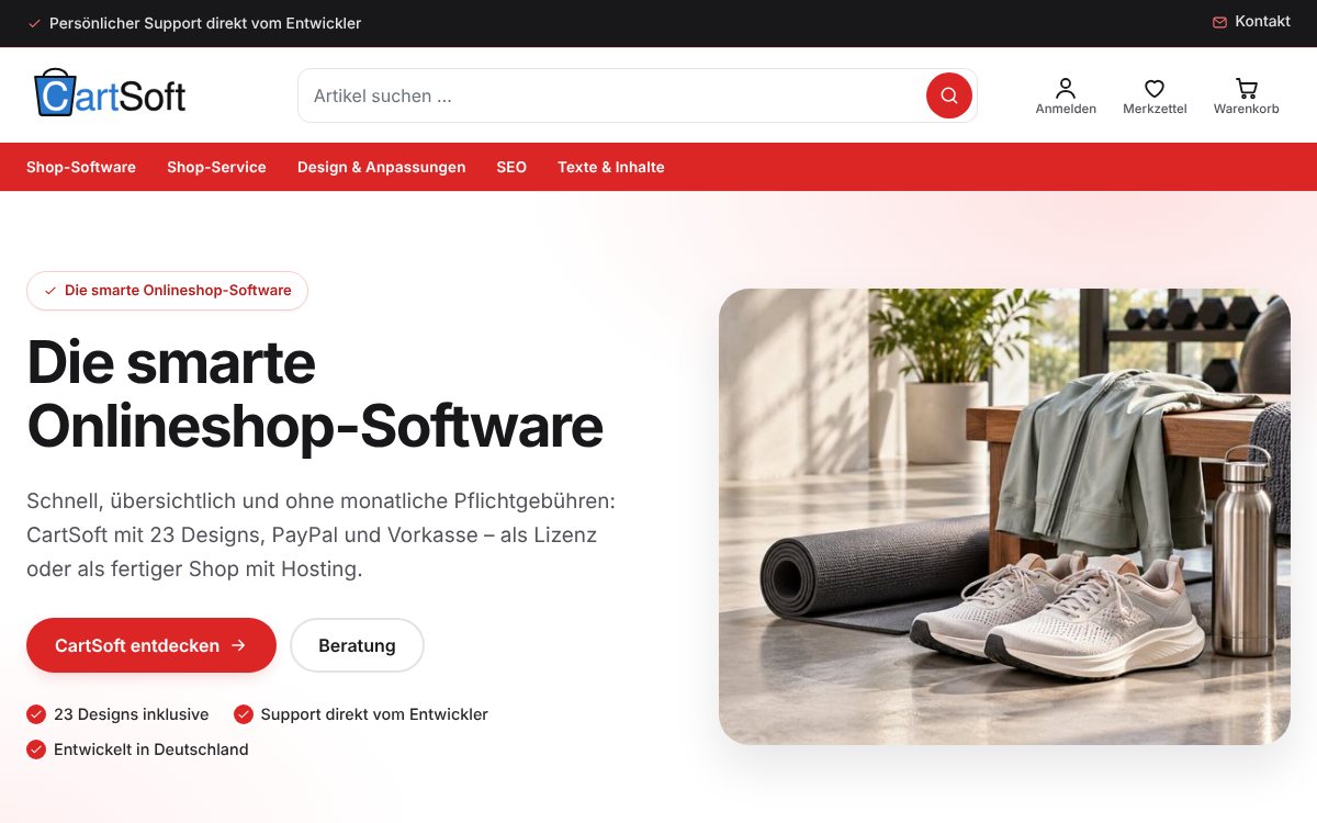 Design Rubin für CartSoft
