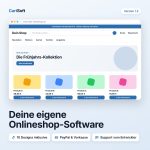 CartSoft Onlineshop-Software mit 10 Designs, PayPal und Vorkasse