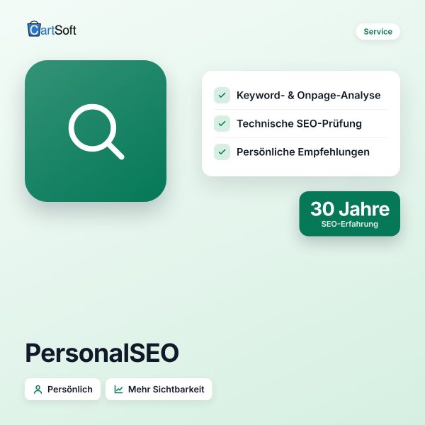 PersonalSEO – professionelle Suchmaschinenoptimierung