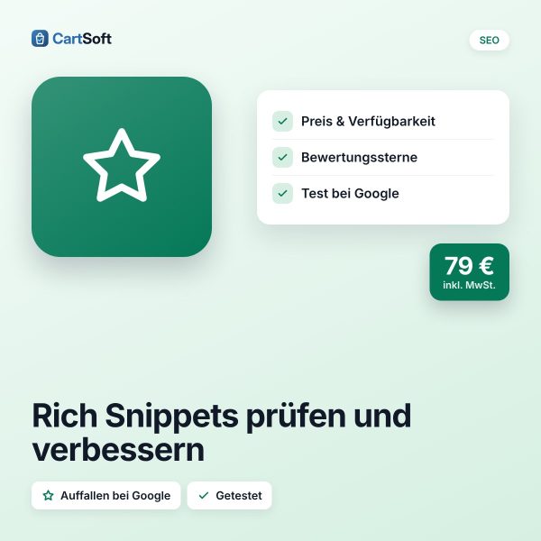 Rich Snippets prüfen und verbessern – Preise, Verfügbarkeit und Sterne direkt in den Google-Ergebnissen: Wir prüfen und