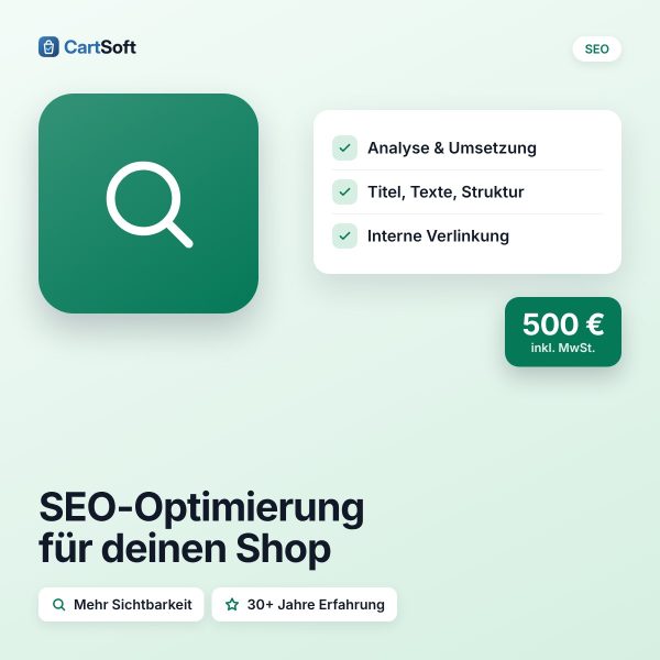 SEO-Optimierung für deinen Shop – Gründliche SEO-Optimierung deines Shops – Analyse und Umsetzung: Seitentitel,